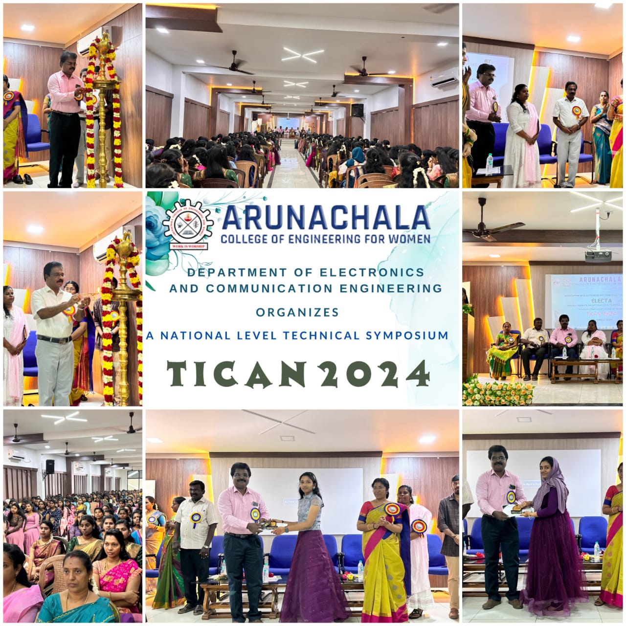 Electa Proudly Presents TICAN 2k24 A National Level Technical Symposium organised by Department of Electronics and Communication Engineering